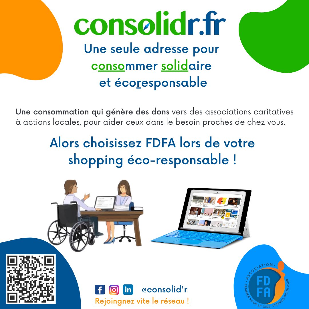 <a href="/FDFA_Contact/">FDFA</a> est désormais sur la plateforme écoresponsable consolidr.fr 
Et si vous nous y rejoigniez ?