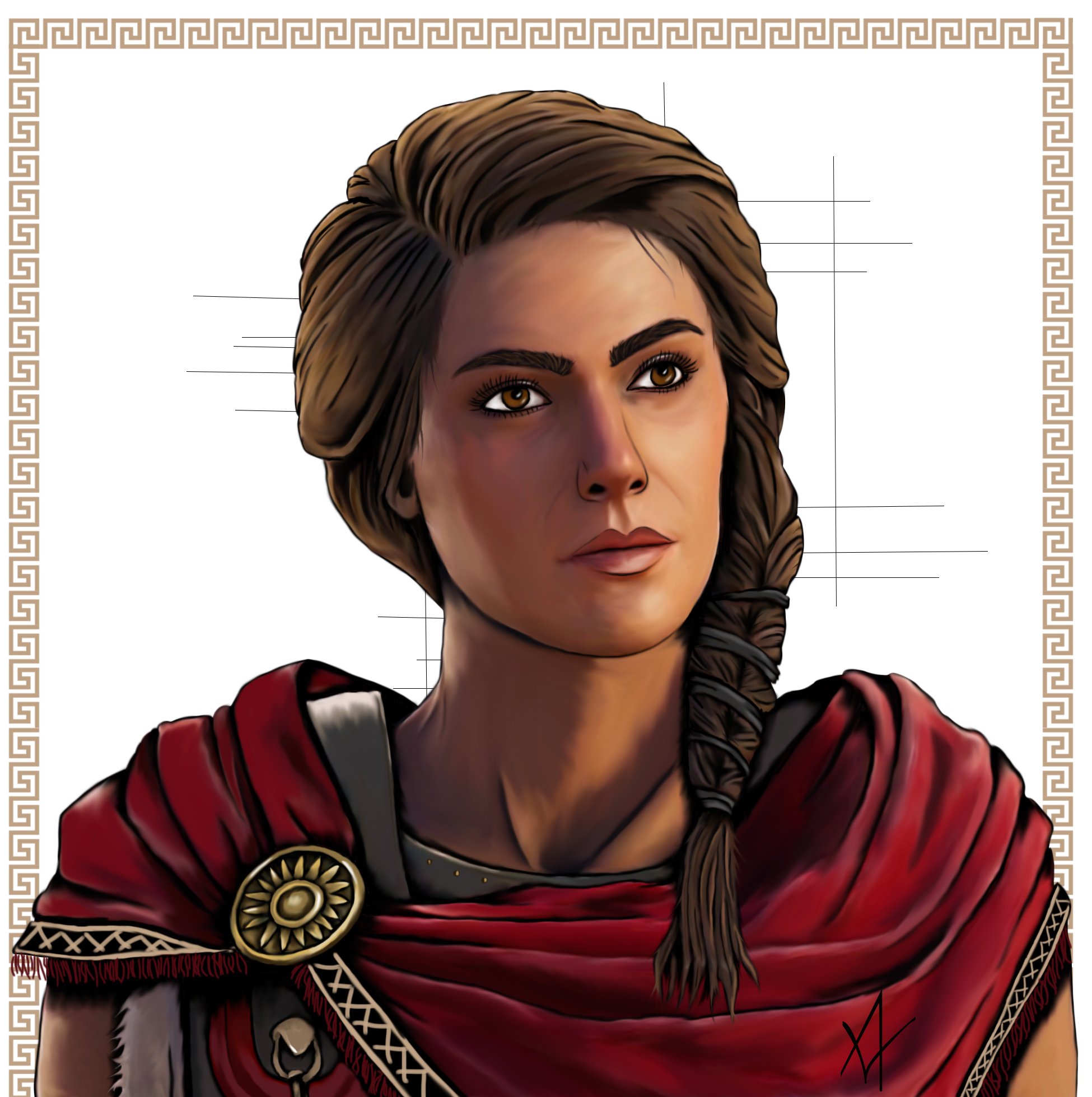 Assassin's Creed Odyssey Kassandra Art