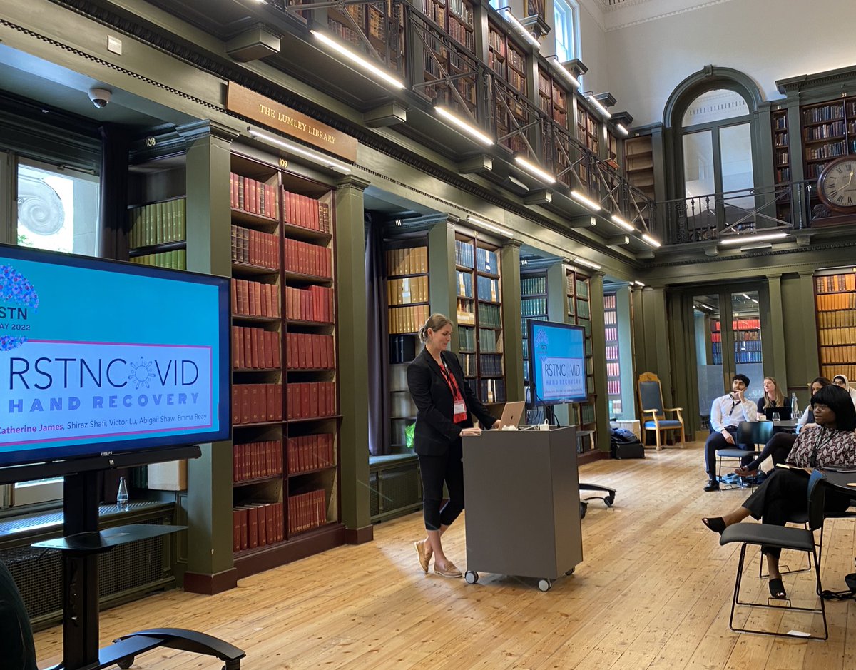 Update on #RSTNCOVIDHandRecovery from Catherine James

Still open

#RSTNTrialsDay2022