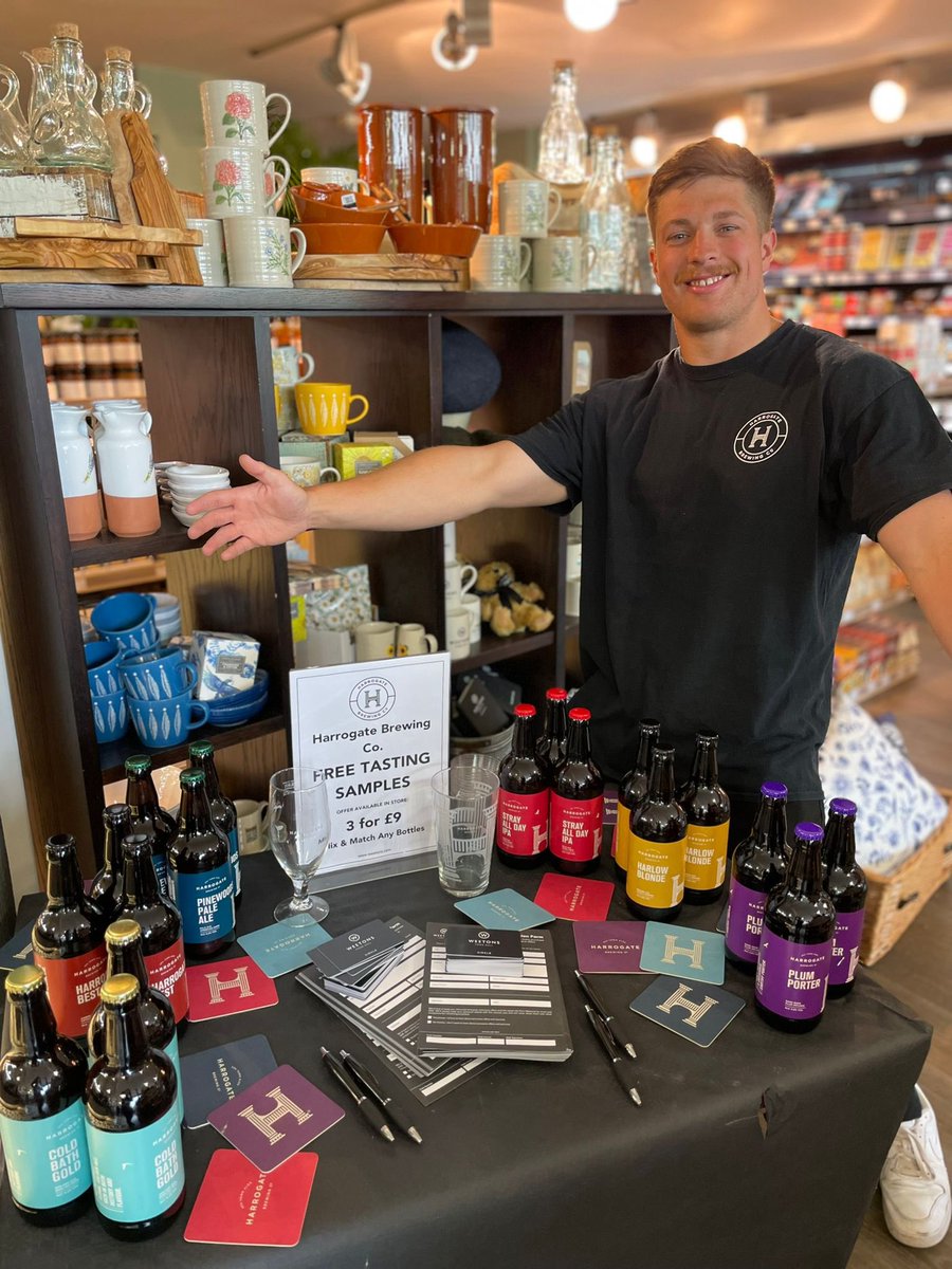 HarrogateBrewCo's tweet photo. FREE BEER! πΊ π β£
β£
Weβre dishing out free samples at Weetons today until 4pm! Drop in to give them a try π» β£
β£
#beersamples #craftbeer #localbusiness #harrogatebrewingcompany #harrogatebrewery #weetons #weetonsharrogate #harrogate #knaresborough #yorkshire https://t.co/TuHPKACGAN