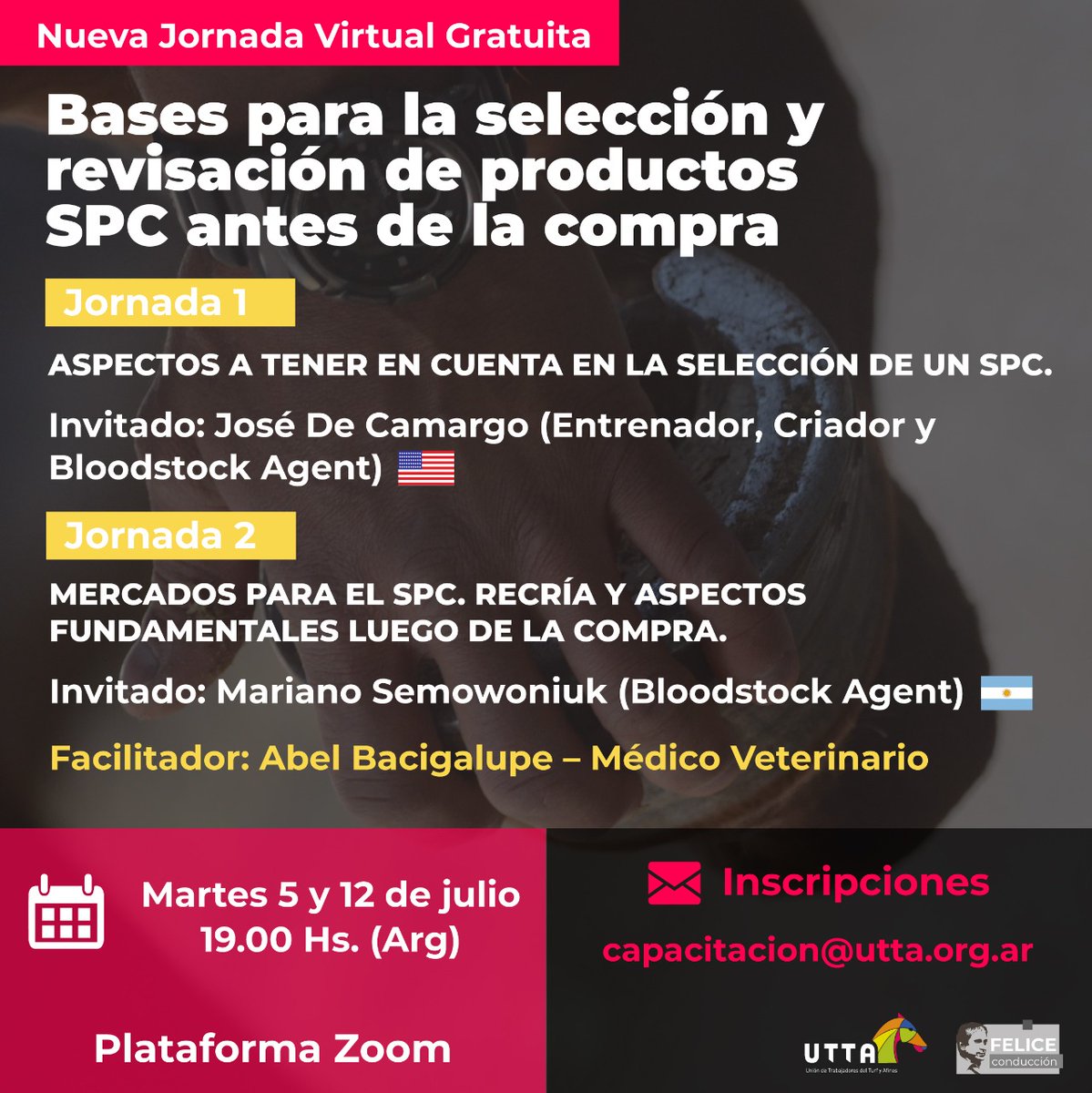 FHipodromos's tweet photo. Nueva Jornada Virtual - Bases para la selección y revisación de productos SPC antes de la compra https://t.co/UJ94PuCZql