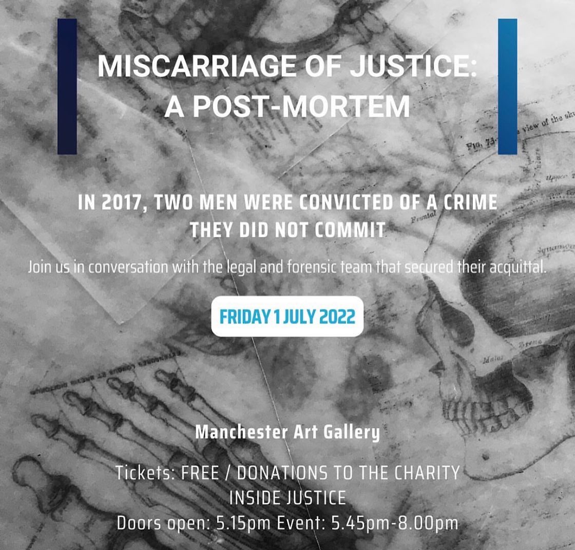 Millington Hingley Ltd (@mhforensics) on Twitter photo Hello #Manchester #legal community 👋 … there are a few tickets left for this evening’s <a href="/insidejusticeUK/">Inside Justice</a> event: Miscarriage of Justice: a post-mortem. <a href="/mcrartgallery/">Manchester Art Gallery</a>. Tickets via Eventbrite. Starts: 17:45pm
#criminallaw #forensicscience #pathology #crimescene #solicitors Hello #Manchester #legal community 👋 … there are a few tickets left for this evening’s <a href="/insidejusticeUK/">Inside Justice</a> event: Miscarriage of Justice: a post-mortem. <a href="/mcrartgallery/">Manchester Art Gallery</a>. Tickets via Eventbrite. Starts: 17:45pm
#criminallaw #forensicscience #pathology #crimescene #solicitors