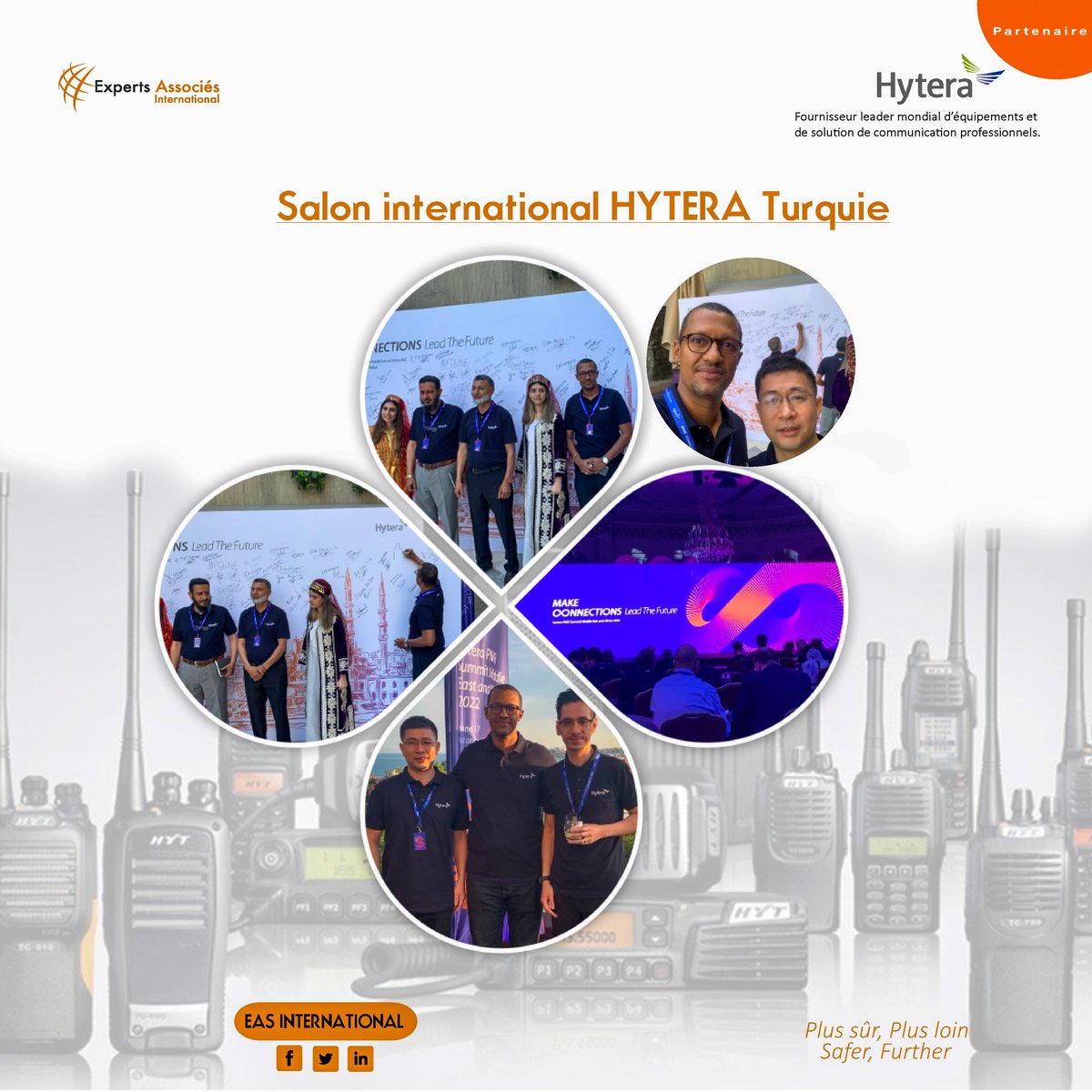 EAssocies's tweet photo. Visite du PDG, M. Cheihk M. D. Ndiaye en Turquie sur invitation du Groupe Hytera Communications Co., Ltd. , partenaire officiel d’EAS International.
Hytera est l’un des principaux fournisseurs mondiaux de technologies et de solutions de communication professionnelles.
EAS. https://t.co/P7qdEwe2eZ