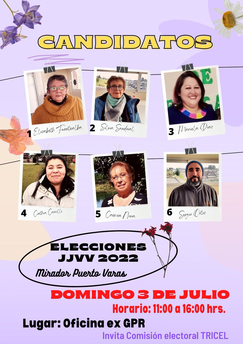 ➡️ Vecinos inscritos en la JJVV no olvidar, este domingo tenemos elecciones.
🗳
