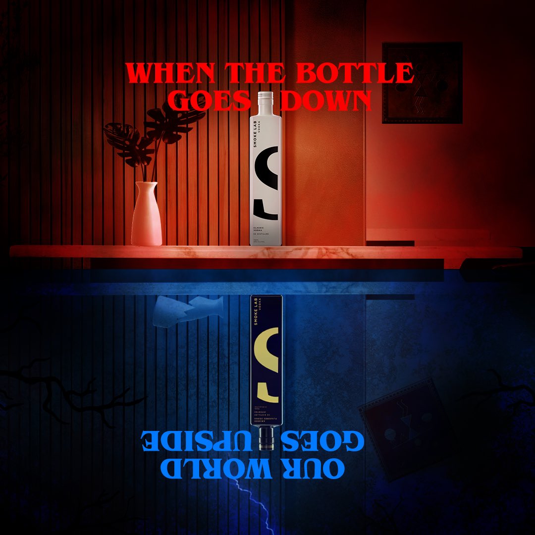 Serving a cocktail without infusing Smoke Lab Vodka is a strange thing!

#StrangerThings #UpsideDown #FridayFun #FridayNight #WeekendBinge #NetflixAndChill #Cocktail #Vodka #VodkaLove #SmokeLabVodka #SmokeLab #SmokeLabOfficial #DrinkResponsibly #LiveResponsibly