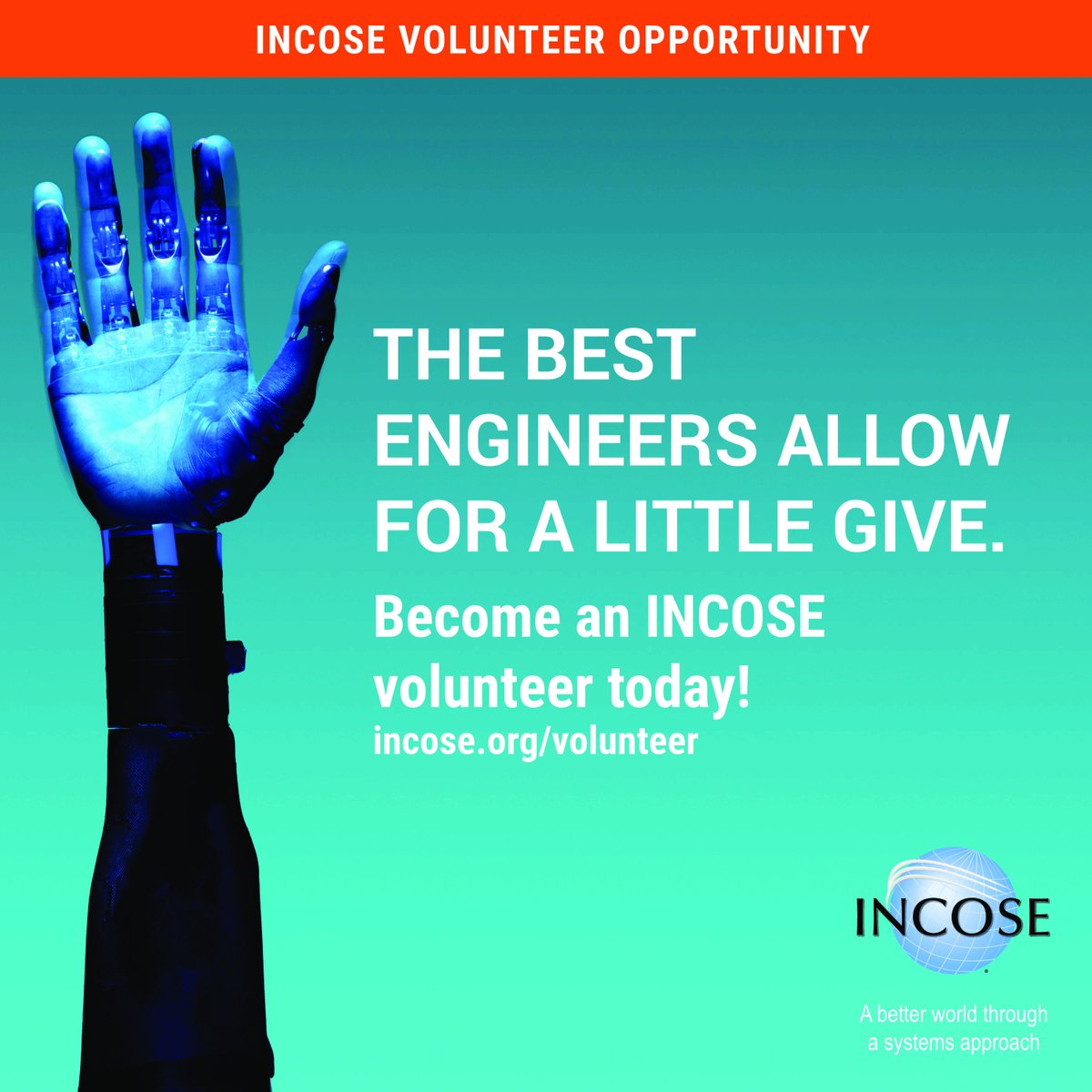 We hope that IS2022 has inspired you with all of the amazing ways to get involved with INCOSE. Find out more about volunteering here: incose.org/volunteer
#INCOSe #SystemsEngineering #Volunteering #Engineering