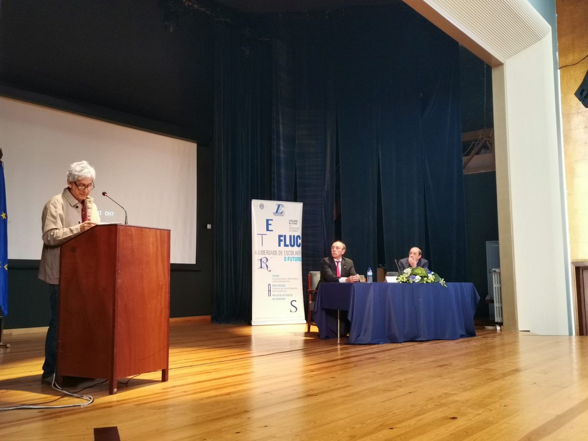 Finaliza el Congreso con las amables palabras del Excmo. Profesor Doctor Osvaldo Silvestre, Director del Departamento de Línguas, Literaturas e Culturas de la @de_fluc #CongresoELEenPortugal
