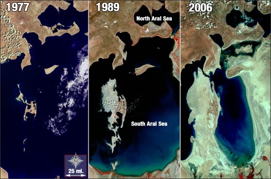 If you think that industries will self-regulate environmental impacts, take a look at the Aral Sea which was slowly starved and then killed at an accelerated rate. Killing many, many people with it.