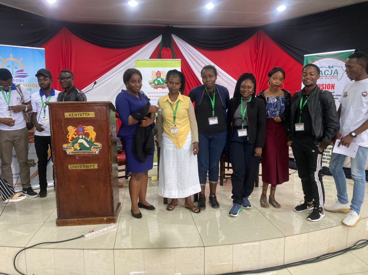 NETCARE16's tweet photo. Our executive director Ruth kawira attending the summer school on climate justice at Kenyatta university @KeYouth4sdgs @samKaloki @Brian_misiati @FellyLaban @PACJA1 #ClimateAction #ClimateCrisis https://t.co/4zX59r3zhD