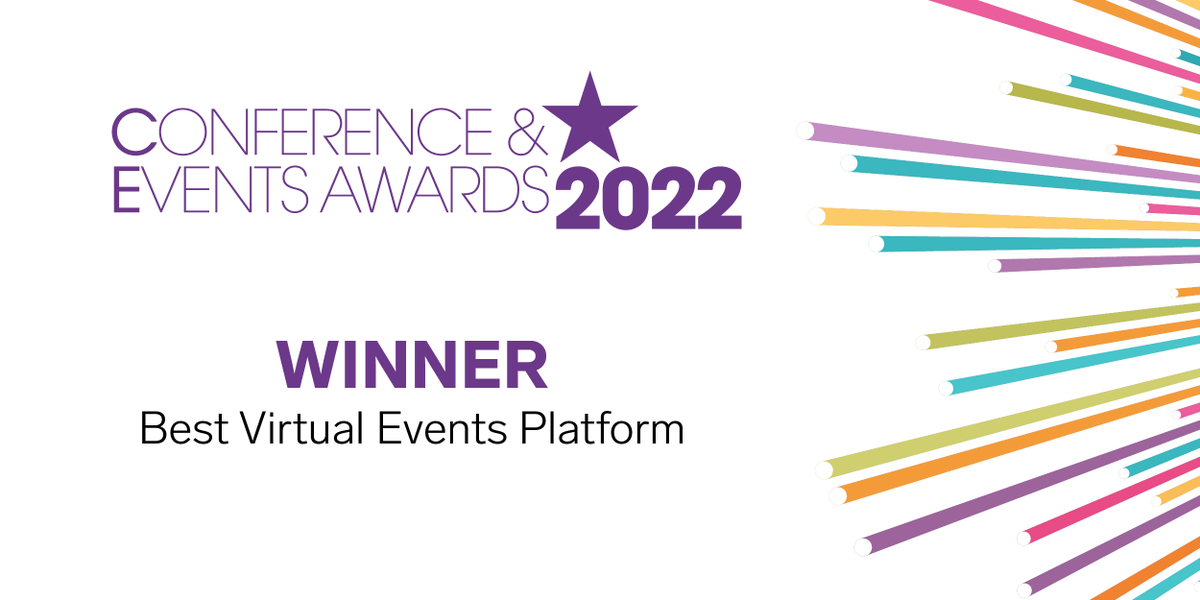 🥇 Winners of 'Best Virtual Events Platform' at the Conference &amp; Events Awards 2022 are InEvent. Huge congratulations <a href="/ineventapp/">InEvent</a> 🏆 #ConfAwards