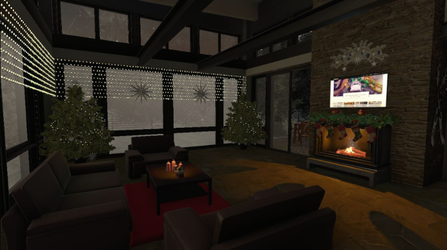HiddenNook_'s tweet image. If you remember the old days of Through the Keyhole... Who lives in a house like this? Not being funny but this is more who would like to live in a house like this? ME, PICK ME!! This is my Christmas decorated living room. Thoughts? #houseflipper #livingroom #interriordesign