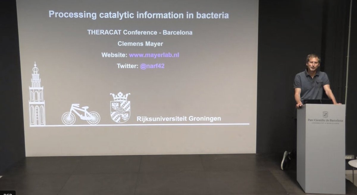 THERACAT project (@theracateu) on Twitter photo Prof. Clemens Mayer from the <a href="/univgroningen/">University of Groningen</a> is the next invited speaker at THERACAT Final Conference. Don’t miss his talk on “Processing catalytic information in bacteria”. Enjoy!! 👏👏👏
👉meet.goto.com/787004741 Prof. Clemens Mayer from the <a href="/univgroningen/">University of Groningen</a> is the next invited speaker at THERACAT Final Conference. Don’t miss his talk on “Processing catalytic information in bacteria”. Enjoy!! 👏👏👏
👉meet.goto.com/787004741