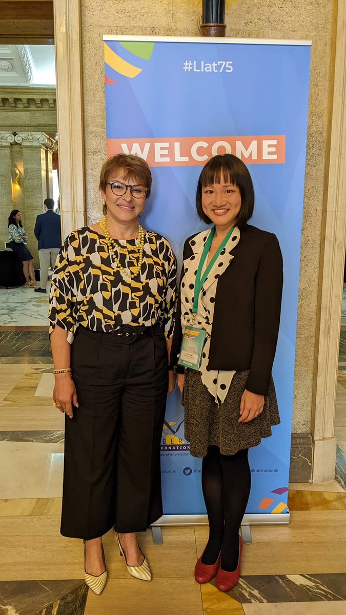 Peifen Hsieh (@peifenhsieh) on Twitter photo Honored to meet <a href="/HakimaElHaite/">Hakima El Haité</a>, <a href="/liberalinternat/">Liberal International</a> president. Fair Trade Working Group is approved to be a standing Committee this afternoon, and I am honored to be appointed to the newly established Committee! Let's all keep up the good work! #LIat75 Honored to meet <a href="/HakimaElHaite/">Hakima El Haité</a>, <a href="/liberalinternat/">Liberal International</a> president. Fair Trade Working Group is approved to be a standing Committee this afternoon, and I am honored to be appointed to the newly established Committee! Let's all keep up the good work! #LIat75
