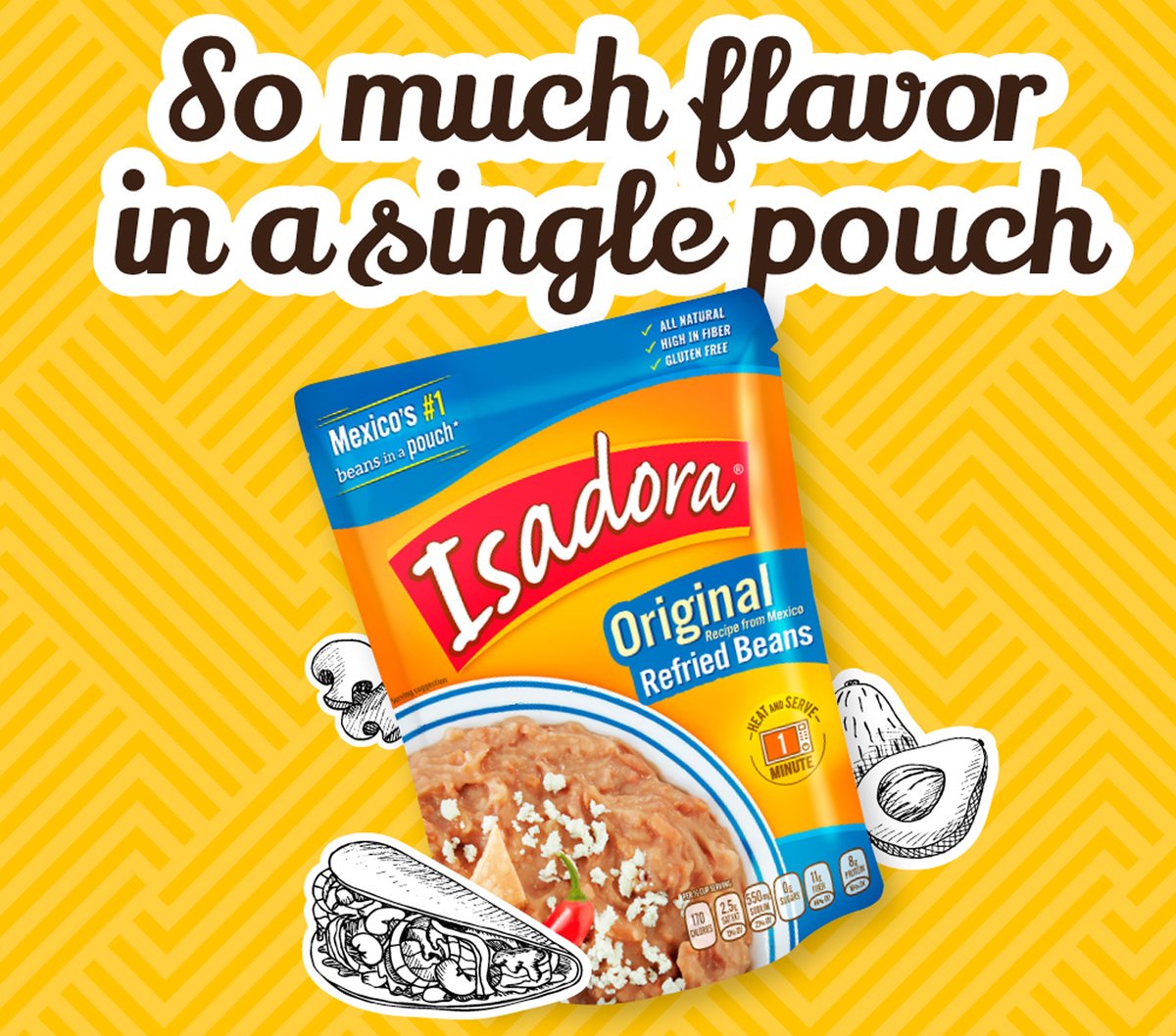 mexgroceruk's tweet image. Try them for yourself and find out why Isadora are the number 1 beans in a pouch in Mexico: 
mexgrocer.co.uk/brands/isadora 

#beans #refried #pouch #pinto