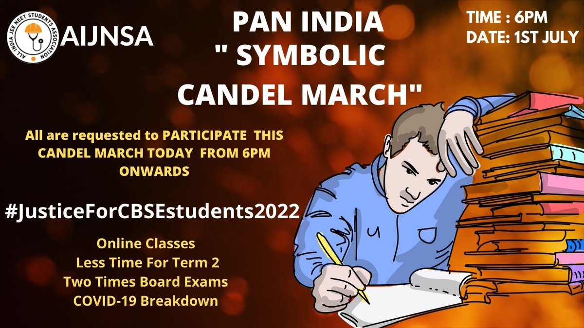 Ar9av17's tweet image. Think about our future CBSE..It&apos;s all about our future!.We The EXPERIMENTAL BATCH need some relief
#JusticeForCBSEstudents2022
#subjectwisebestofeitherterm 
@UrHimanshuBorah @AIJNSA_official @cbseindia29  #CandleMarchForCBSE