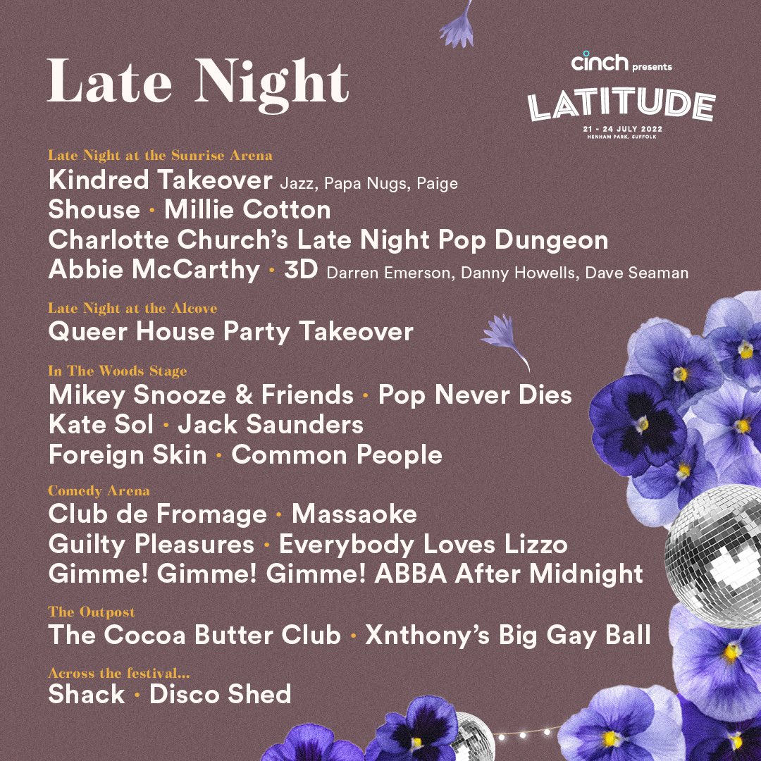 Latitude Festival lineup 2022