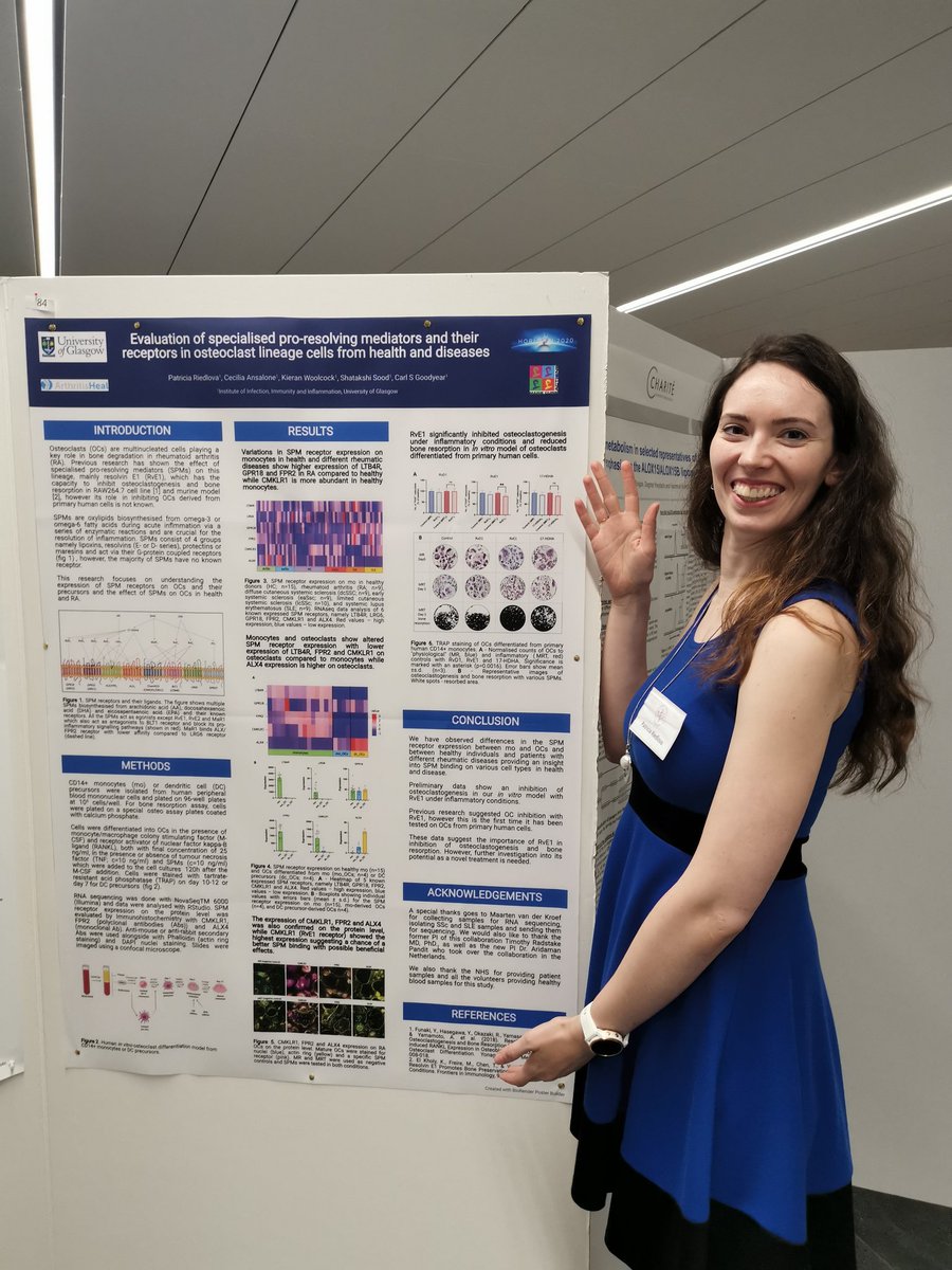 PRiedlova's tweet photo. It was great to be a part of an in person conference again and be able to present my first poster during the 8th workshop on lipid mediators organised by @karolinskainst @8EWLM @EuroLipid
#arthritisheal #mscactions #msca #uofg https://t.co/WIvZogcyVM