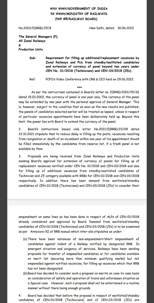 pooja_510's tweet photo. #RRB_JE_WAITING
@gmwcrailway @wc_railway @drmjabalpur @BhopalDivision  @drmkota
#RRB_JE_WAITING please send maximum demand of je .so that waiting list of rrb je 3/2018 will get 100% clear.And eligible fit candidate will get job. Thankyou 🙏 https://t.co/BBFqyL87hF