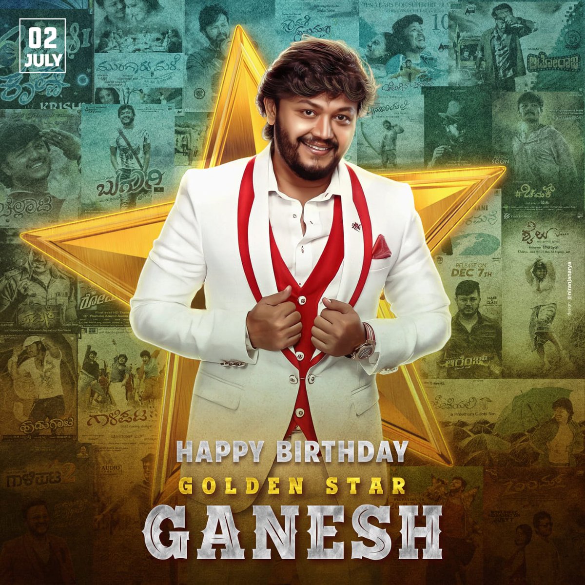 Here is the #CommonDP of Golden Star Birthday 🎉 

@Official_Ganesh
#HBDGoldenStarGanesh #HappyBirthdayGanesh #GoldenStarGanesh #kgsgfa