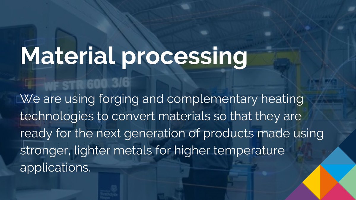 AFRCStrathclyde's tweet image. #CapabilitySpotlight 🔦 #Material processing

💪We're using forging &amp;amp; heating technologies to convert materials so that they are ready for the next generation of products made using stronger, lighter metals for higher temperature applications.

👀 bit.ly/3ax4Oe2