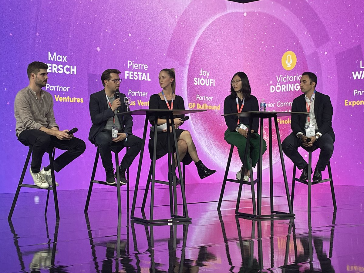 andreeafc's tweet photo. “We invest in bits and atoms”- what better way to say that @PromusVentures invests in #deeptech entrepreneurs that digitalize large, atom-intensive industries?! @PFestal speaking at @ICTSpring https://t.co/ZqCD7dbIuj