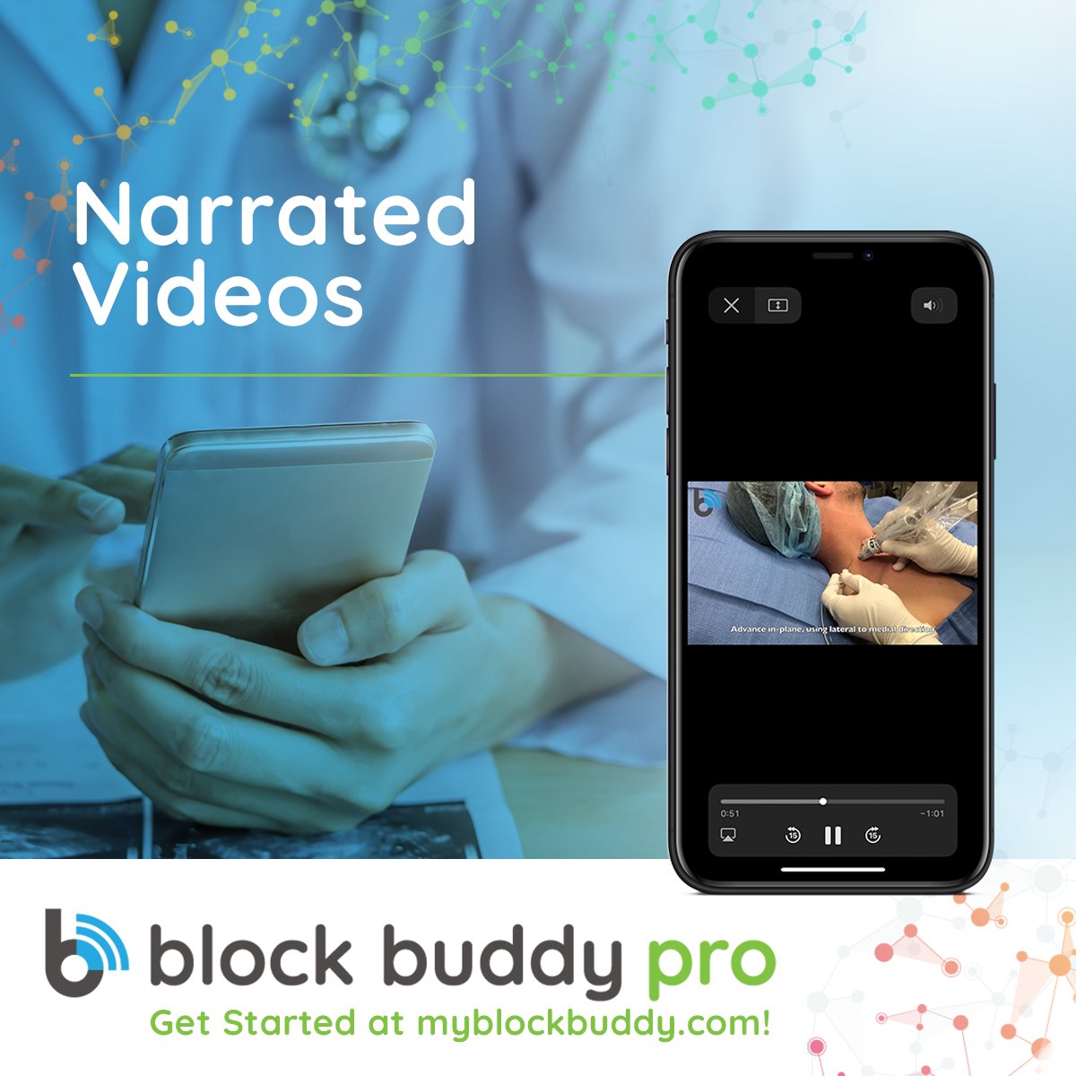 BlockBuddyPro's tweet photo. Are you a visual learner? Watch the detailed, narrated videos on the #BlockBuddyPro app to further your regional #anesthesia education. Sign up now: https://t.co/O72dzRxcvW https://t.co/cIDk5nbeCq