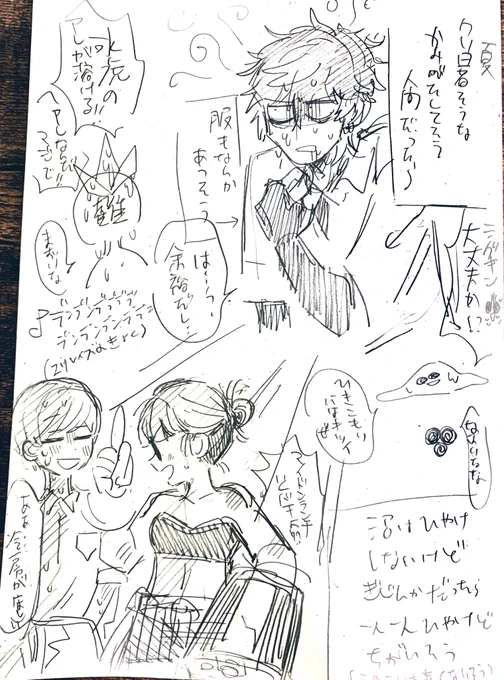 夏のモョ擬人化 