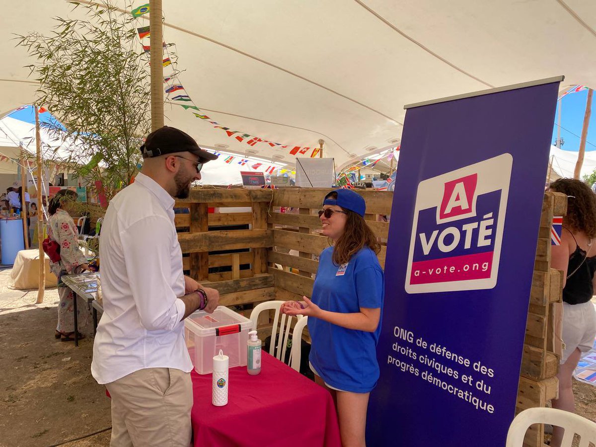 avote_ong's tweet photo. 🗳🎏🏝Après @WeLoveGreen et @Solidays on débarque au @FestivalDelta à #Marseille ! 

Venez à notre rencontre au #deltafestival pour participer à notre grande consultation au jugement préférentiel sur les priorités d’innovations démocratiques de la jeunesse. https://t.co/49bynGxvPe