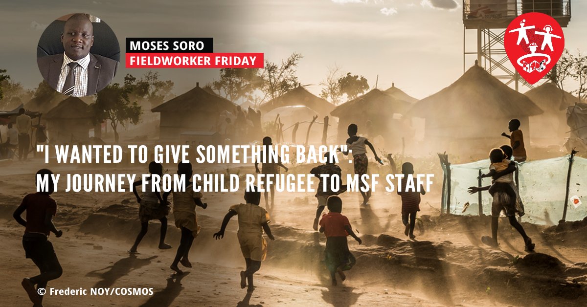 MSF_southafrica's tweet photo. Moses Soro, MSF Finance & HR Manager based in the UK, shares his story, from escaping conflict to finding safety and fulfilling his life-long ambition. https://t.co/JUCzeR0Zio #FieldworkerFriday https://t.co/6zQQtT0VAL