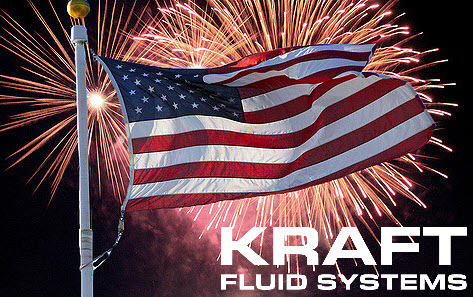 Kraft Fluid Systems wishes you and your families a safe and fun Independence Day weekend. 
#4thofJuly #IndependenceDay #freedom #usa