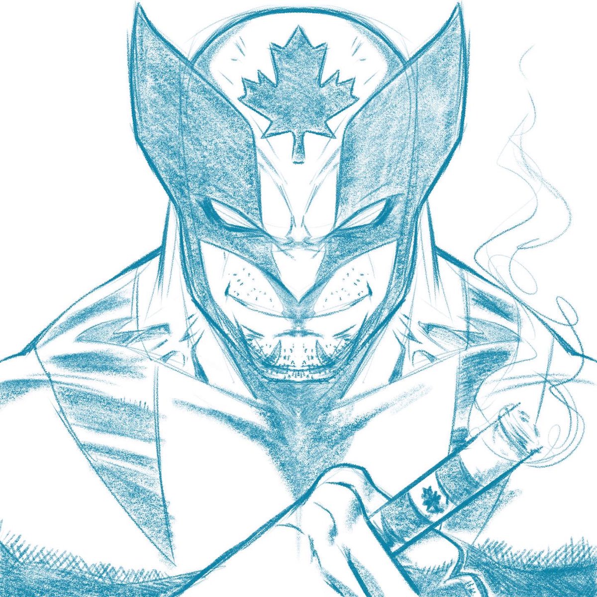 rtisticmayhem's tweet image. For those who still don’t know Wolverine is a Canadian. I had fun illustrating this one #CanadaDay #Wolverine #Marvel #artwork #drawing #xmen #ComicArt #ArtistOnTwitter #AnimeExpo2022 #cartoon #Ottawa #CanadaDay