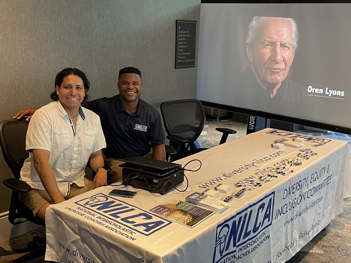 NILCA Diversity, Equity & Inclusion Committee (@diversitynilca) on Twitter photo Great picture of Bobby Horsey & Neal Powless representing the <a href="/DiversityNILCA/">NILCA Diversity, Equity & Inclusion Committee</a> table at the Lacrosse World Series Championship! Thank you to <a href="/DiversityNILCA/">NILCA Diversity, Equity & Inclusion Committee</a> member & Tennessee State Champion Head Coach <a href="/EamonThornton/">Eamon Thornton</a> who took this wonderful picture! <a href="/NilcaOfficial/">NILCA Official</a> <a href="/Cmalet50/">Chris Malet</a> Great picture of Bobby Horsey & Neal Powless representing the <a href="/DiversityNILCA/">NILCA Diversity, Equity & Inclusion Committee</a> table at the Lacrosse World Series Championship! Thank you to <a href="/DiversityNILCA/">NILCA Diversity, Equity & Inclusion Committee</a> member & Tennessee State Champion Head Coach <a href="/EamonThornton/">Eamon Thornton</a> who took this wonderful picture! <a href="/NilcaOfficial/">NILCA Official</a> <a href="/Cmalet50/">Chris Malet</a>