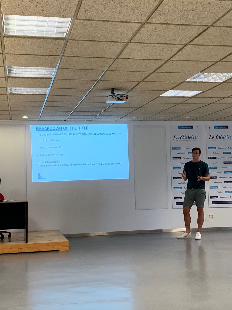 CLP_UGent's tweet photo. Vandaag presenteerden @edelputte en Willem Goutry hun onderzoek in de Summer School van @ECPR Standing Group for Local Government. Morgen geeft collega @KristofSteyvers een lecture "Doing Comparative Research on local politics: between inertia and innovation" #ecpr #eura https://t.co/40b8HdqczN