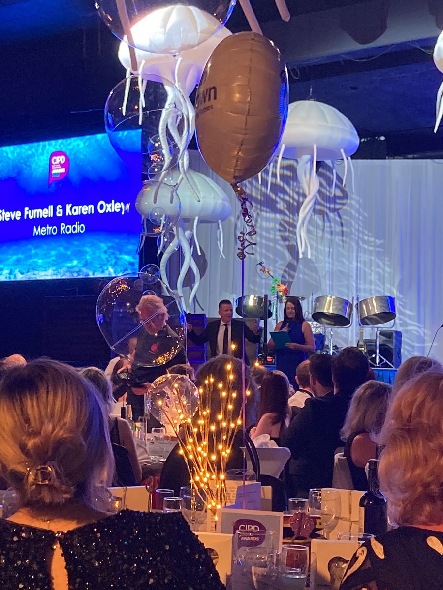 Great to be at the <a href="/CIPD_NE/">The CIPD branch in the North East of England</a> awards last night, hosted by <a href="/TheSandK/">Steve & Karen</a> who I’ve loved listening to on the radio since school! #CIPDNEawards