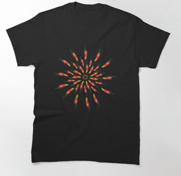 Manitarka's tweet photo. #hotpeppers #redhot #chilli #peppers #deskmath #hat #cap #t-shirt #bedding #Redbubble #Manitarka
#https://www.redbubble.com/i/t-shirt/Chili-Peppers-Mandala-by-Manitarka/37491447.IJ6L0 https://t.co/neE2GDj3Vf