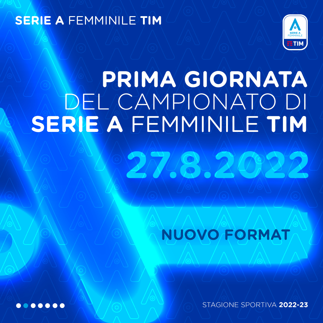 SerieA_Women's tweet photo. 𝙇'𝙄𝙉𝙄𝙕𝙄𝙊 𝘿𝙄 𝙐𝙉𝘼 𝙉𝙐𝙊𝙑𝘼 𝙀𝙍𝘼 💫

📌 Oggi, 1° luglio, il massimo campionato femminile entra ufficialmente nell'𝙚𝙧𝙖 del 𝙥𝙧𝙤𝙛𝙚𝙨𝙨𝙞𝙤𝙣𝙞𝙨𝙢𝙤 con il via della stagione sportiva 2022/23! 😍🎊

#SerieAFemmnile @TIM_Official