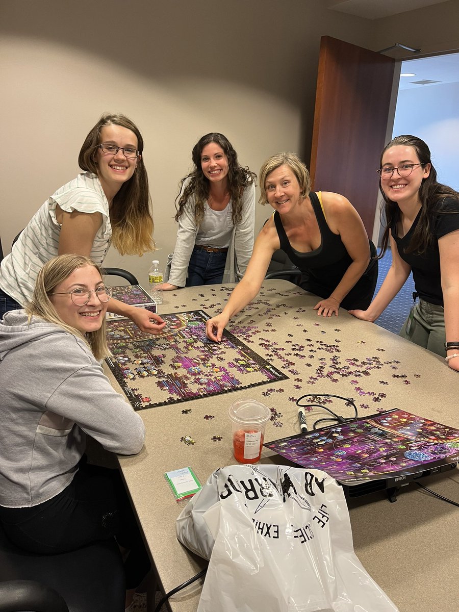 MantisLab's tweet photo. Teaching our REU students about immunologic systems with this cool puzzle! Thank you @BioLegend https://t.co/uCWjvEmJSs