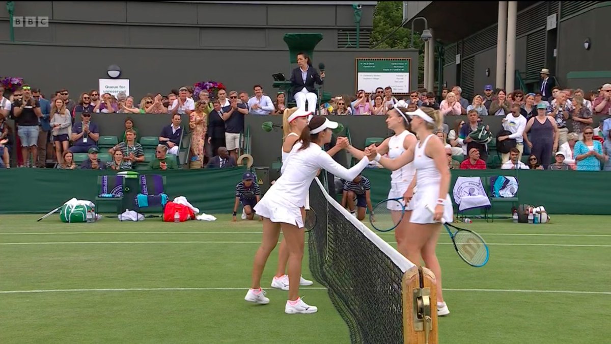 TeamBath's tweet photo. It was a tremendous performance from @TeamBathTennis player Alicia Barnett and partner Olivia Nicholls but their debut #Wimbledon women's doubles competition comes to an end in the second round after a 3-6 6-4 7-6 defeat to No 15 seeds Nadiia Kichenok and Raluca Olaru πΎ https://t.co/gmkV2eulk4