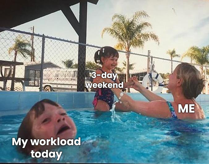 MorningBrew's tweet photo. Might as well be a 4-day weekend https://t.co/s2c7aLusto