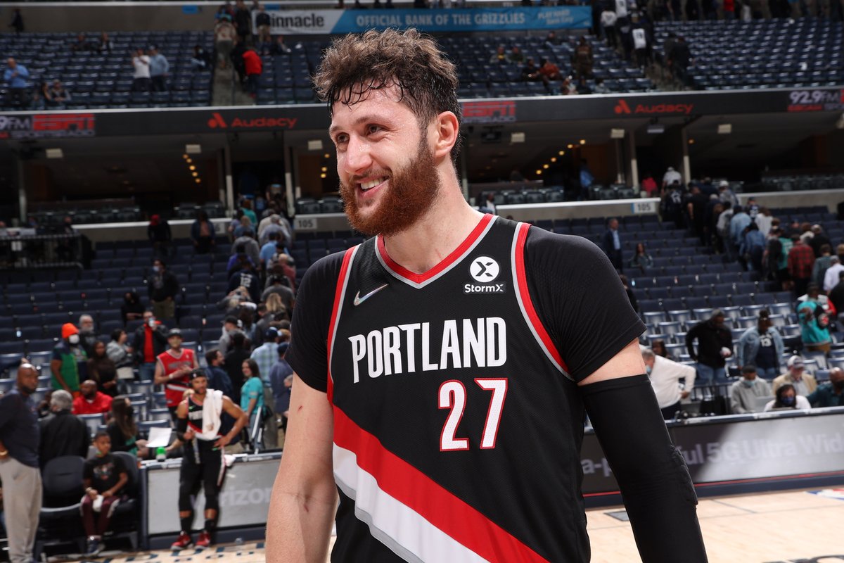 Jusuf Nurkić is re-signing with the Blazers on a four-year, $70M deal, per @wojespn