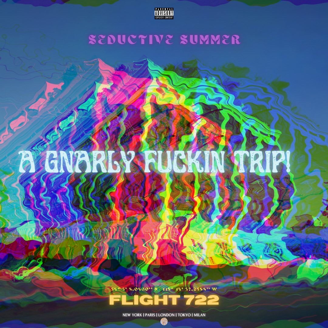 hmge_inc's tweet photo. HMGE® SNDS Presents:
Seductive Summer - FLIGHT 722
'A GNARLY FUCKIN TRIP'

Take flight with us this evening, 
07-01-22, at
7:22 pm EST. https://t.co/PpO5Y8TEPI