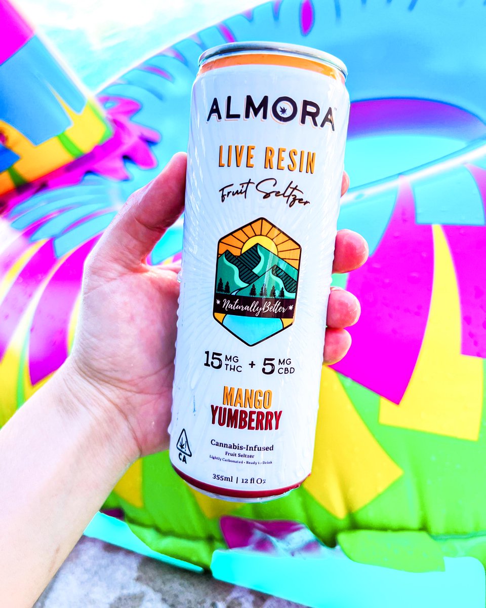 We're kicking the Fourth of July weekend off with Almora live resin fruit seltzers. This mango yumberry flavor is berry yummy! 
.
.
#liveresin #almora #cbd #thc #fourthofjuly #fourthofjulyweekend #palmdesert #visitpalmdesert #theshopsonelpaseo
