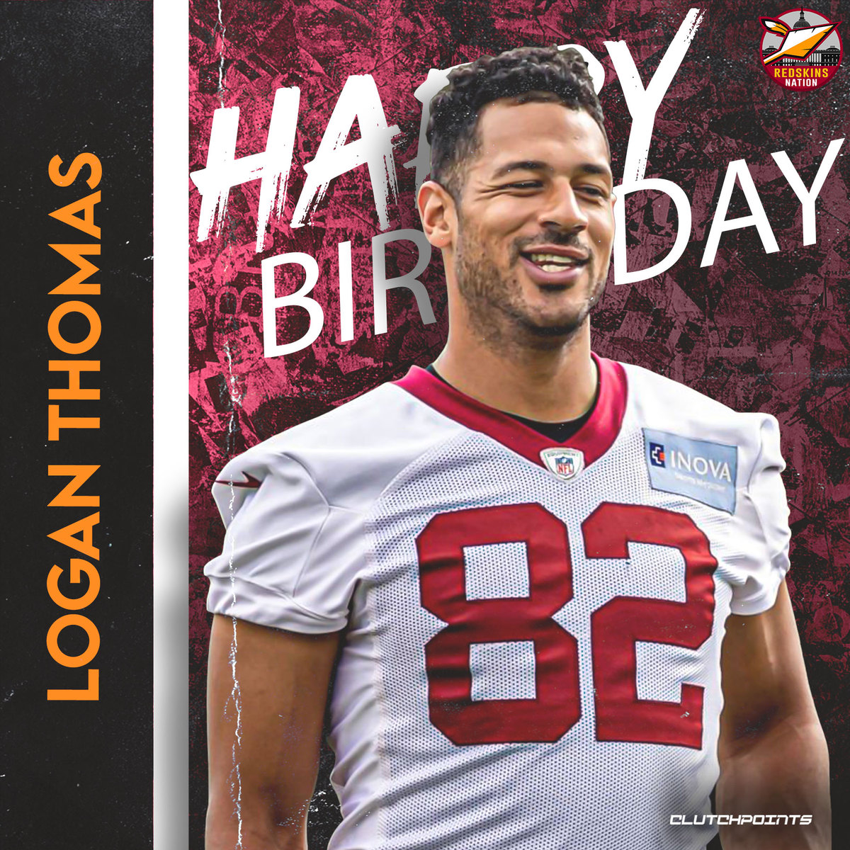Commanders Nation, join us in wishing Logan Thomas a happy 31st birthday 