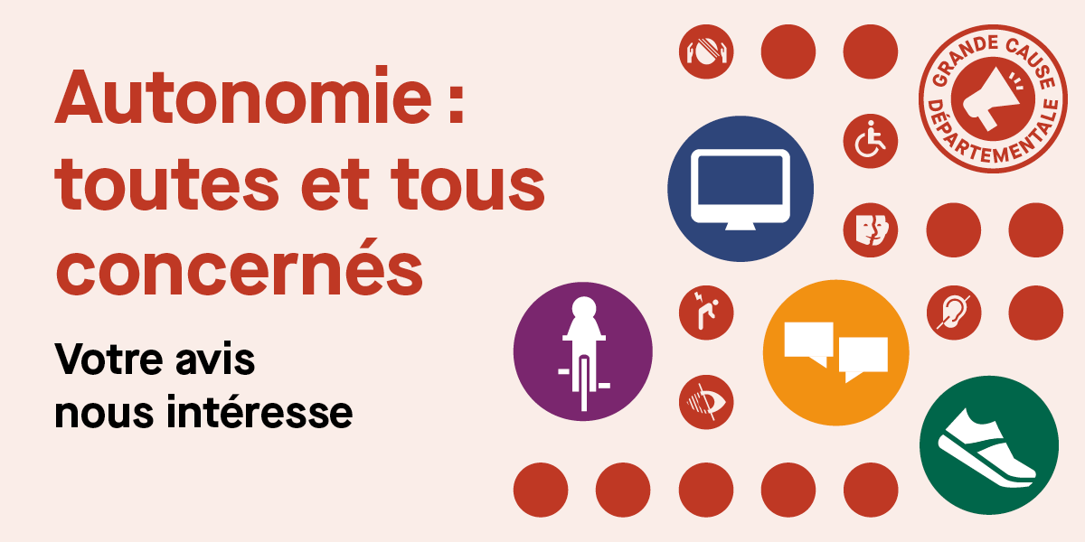 Une concertation est également menée en ce moment auprès du grand public pour construire le futur schéma départemental de l'#autonomie et améliorer ensemble le quotidien des #personnesagées et en situation de #handicap.

Participez ▶️gironde.fr/actualites/aut…