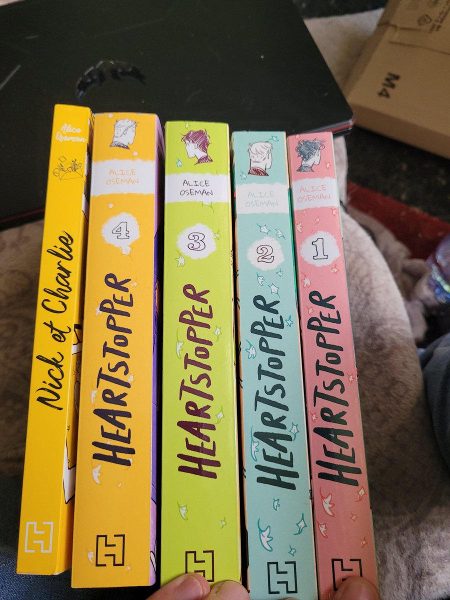Ndoum63's tweet photo. Just got these little Babies Today! 
So much happy! #HEARTSTOPPER @AliceOseman https://t.co/FxfQLaGzDx