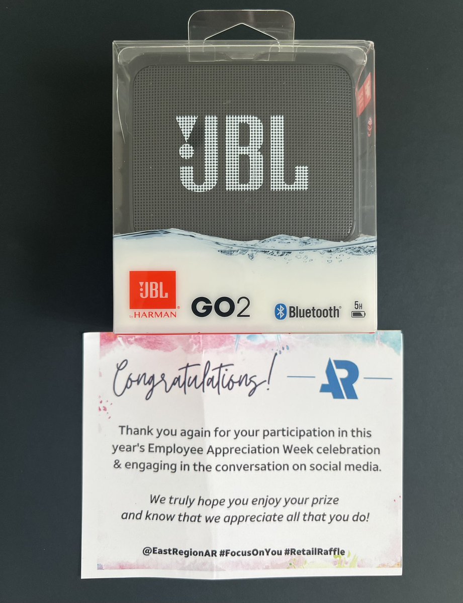 JerzeySaltLife's tweet photo. Employee Appreciation Week Celebration Gift 🥳🎉🎁😍 #ThankYou @EastRegionAR #LifeAtATT #FocusOnYou #RetailRaffle #RaffleWinner 🤩🎶🔊#IHX @SoutheastIHX  #Thankful ☺️#attemployee 💙 https://t.co/0RJBVc7m68