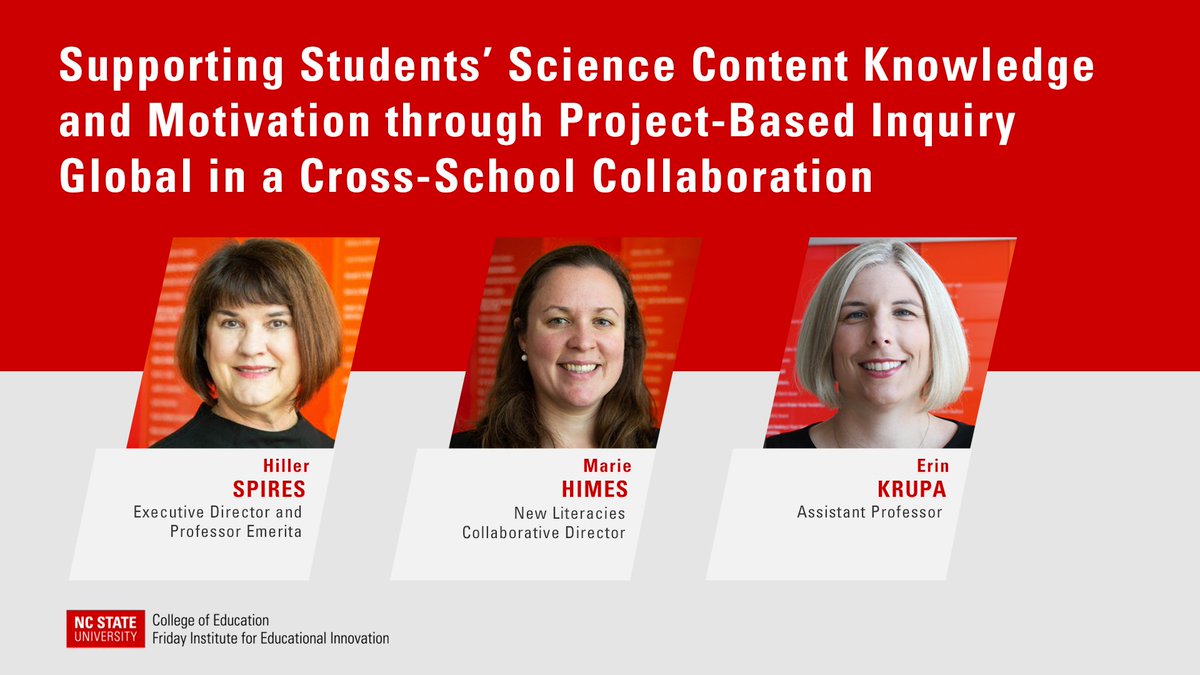 Friday Institute (@fridayinstitute) on Twitter photo A recent study written by <a href="/haspires/">Hiller A. Spires (she/her)</a>, <a href="/MHimes_NCSU/">Marie Himes</a> + Erin Krupa is contributing findings to a growing body of evidence in support of project-based learning. Learn more: bit.ly/3ypP3z4 #PBL #NewLit A recent study written by <a href="/haspires/">Hiller A. Spires (she/her)</a>, <a href="/MHimes_NCSU/">Marie Himes</a> + Erin Krupa is contributing findings to a growing body of evidence in support of project-based learning. Learn more: bit.ly/3ypP3z4 #PBL #NewLit