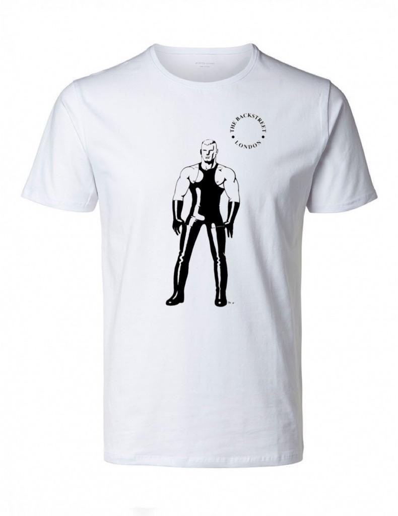 Just in time for <a href="/RubbermenLondon/">Rubbermen of London</a> final Backstreet social tonight…we’ve these Limited Edition Backstreet Rubbermen Tees available for just £20 at the bar