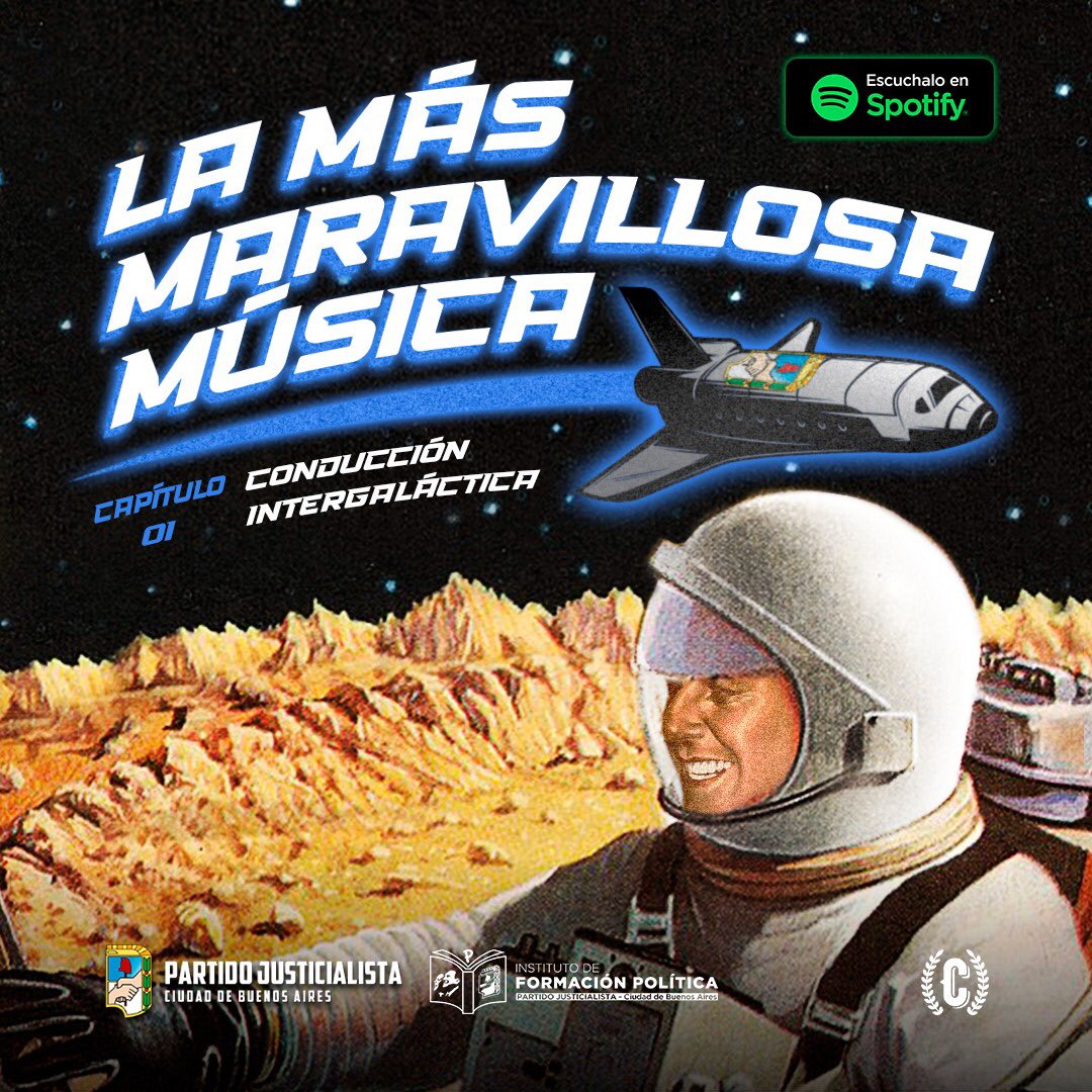 grupocriolla's tweet photo. EL PRIMER PODCAST PERONISTA

A 48 años del paso a la inmortalidad de Juan Domingo Perón, lo homenajeamos con el lanzamiento del primer capítulo del podcast "La más maravillosa música". https://t.co/x9HaxuLrpH