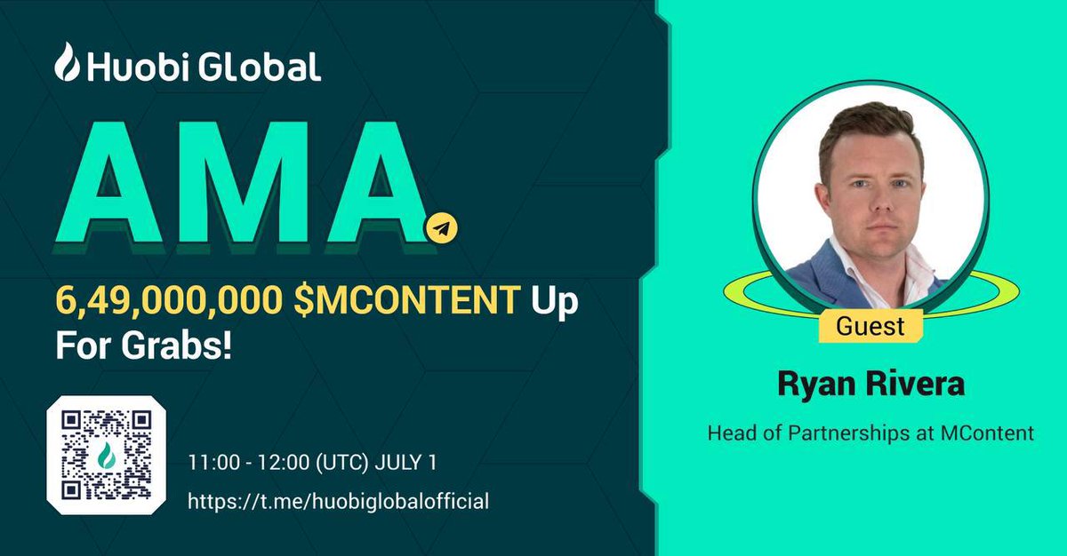 Minhaj77x's tweet photo. 🔥 Huobi ❌ MContent AMA 
 👏👏👏  🎁 6,49,000,000,000 $MCONTENT Up For Grabs!
 
⏰ 11:00 to 12:00 (UTC) , July 1
 
✅ Join AMA at » Huobi English Community   

✅ Share the event poster with link https://t.co/PjMPdjUgQy https://t.co/0GVQ2kKwOf